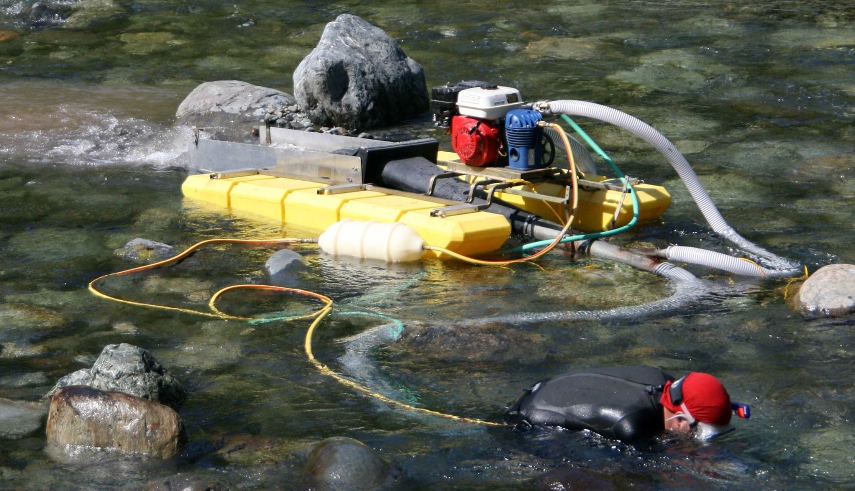 How Does a 4-Inch Suction Gold Dredge Work?