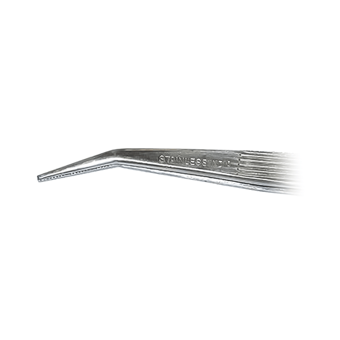 Angled Tip Stainless Steel Tweezers