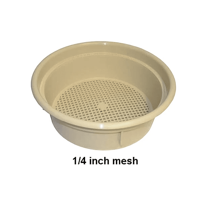 Economy Stackable Seives 1/4", 3/8", 9/16" & 3/4"