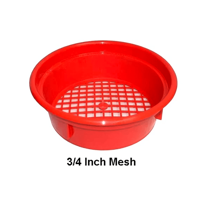 Economy Stackable Seives 1/4", 3/8", 9/16" & 3/4"
