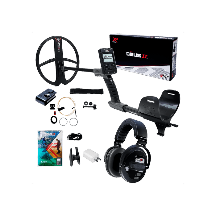 XP DEUS 2 with 13 inch DD Coil, Remote Control, and WSA2XL Headphones Package