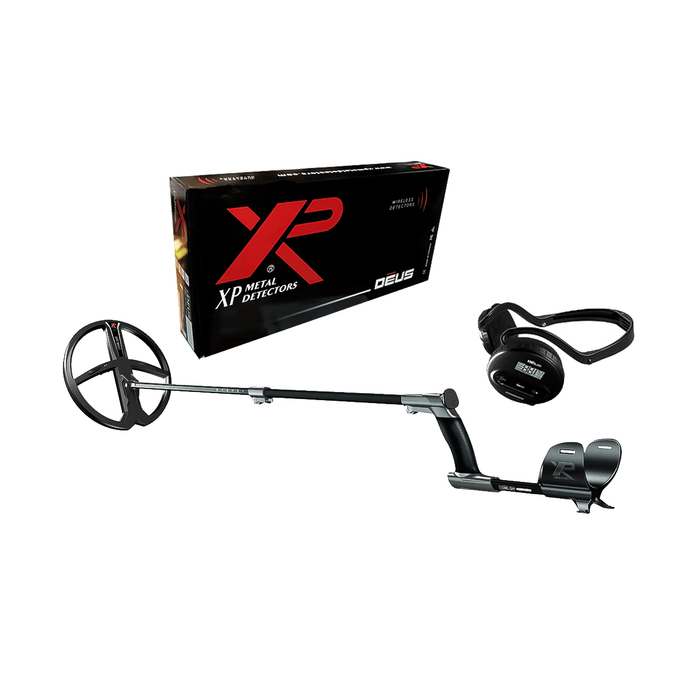 XP DEUS With WS5 Full Sized Headphones + Remote + 11" Coil