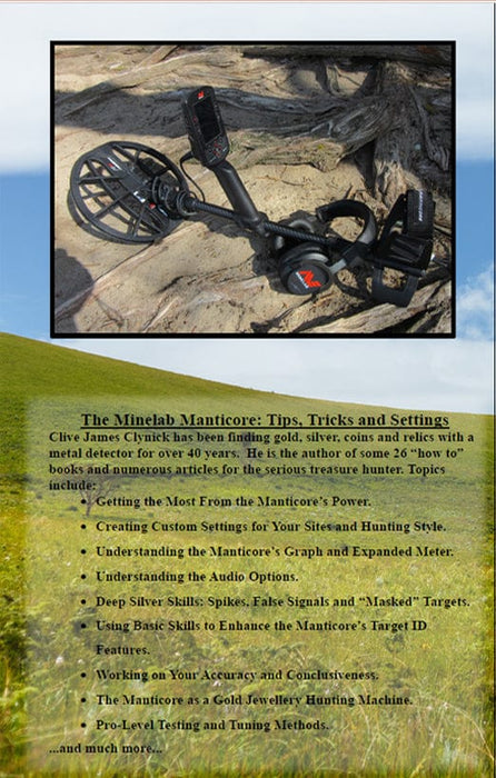 The Minelab Manticore: Tips, Tricks and Settings (V.620.0+73)