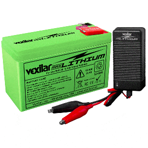 Vexilar 12V – 12 AH Max Lithium Battery w/V-420L Rapid Charger